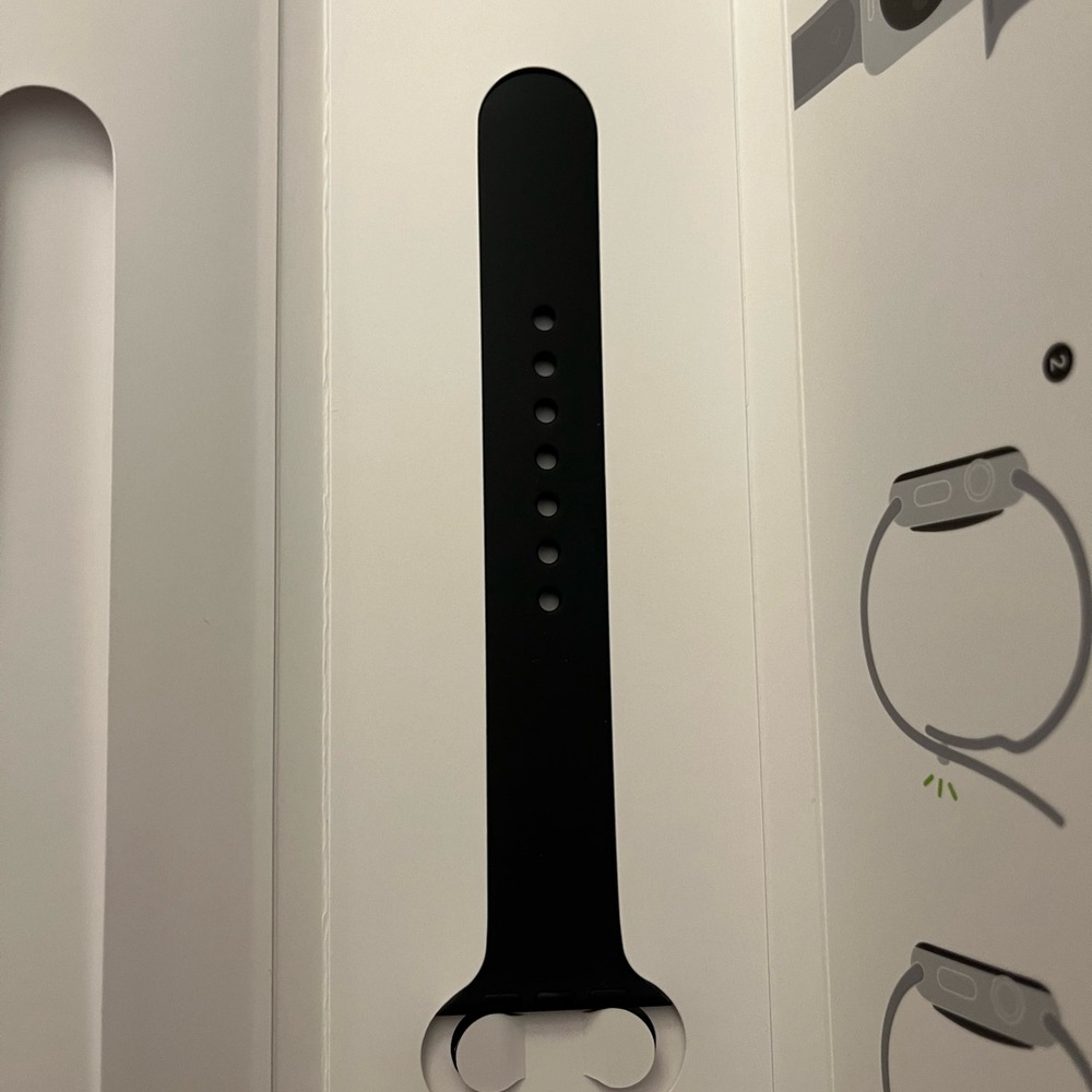 Apple Watch Series 3 black band (only the long one).